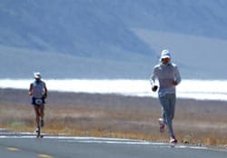 Runners competing in Badwater ultra-marathon